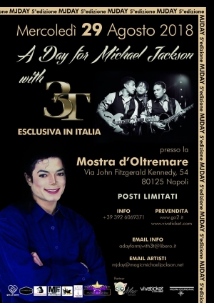 MICHAEL JACKSON DAY 2018, APPUNTAMENTO A NAPOLI