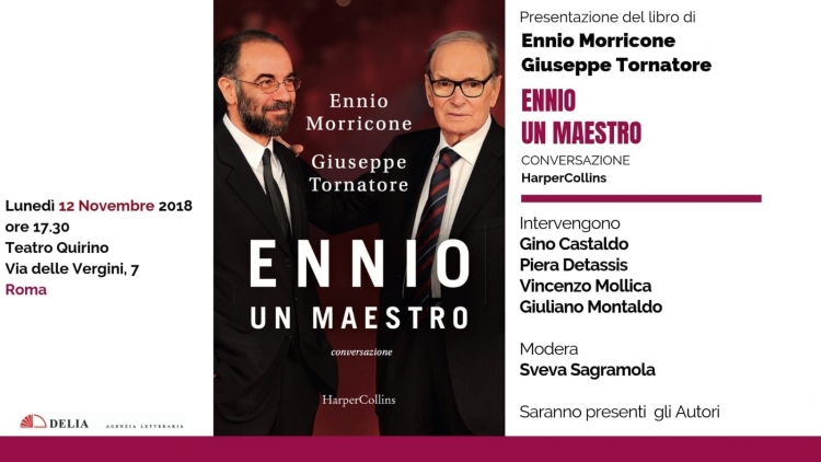 &quot;L&#039;Alba del Terzo Millennio&quot;. Presenta un  book event Morricone Tornatore a Roma