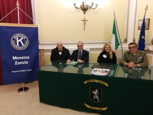 Da sinistra, dr Placido Restuccia, Avv. Pietro Luccisano, Avv. Patrizia Causarano e Ten. Col. Angelo Vesto 