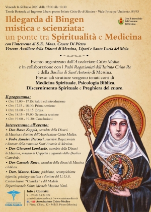Interessante convegno di medicina spirituale il 14 febbraio