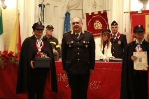 PREMIO ORIONE SPECIALE 2017 conferito al Comandante del Corpo   di Polizia della Città Metropolitana di Messina  ten.col. inc. com. Antonino Triolo