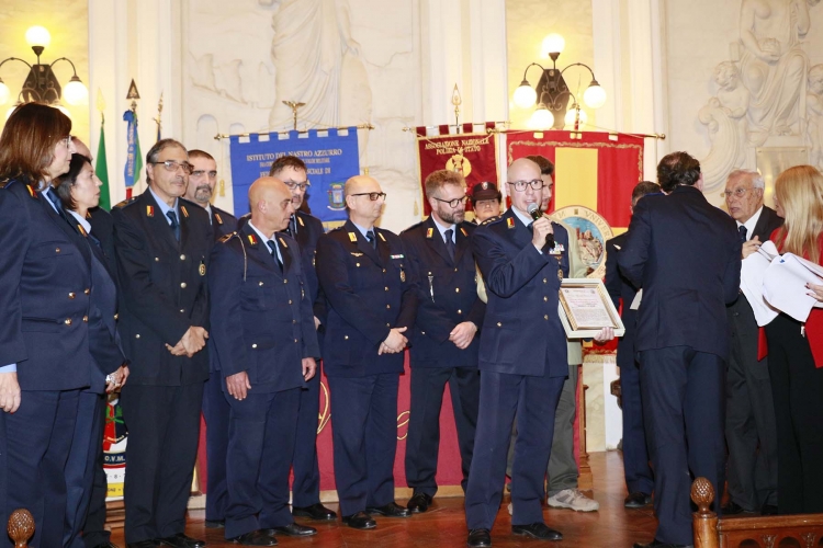 Messina 6.12.2018 &quot;Premio Orione Speciale&quot; Attestato di Benemerenza  conferito ai Componenti la Sezione Infortunistica del Corpo di Polizia Municipale di Messina