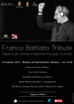 Coro Lirico Siciliano con Franco Costa direttore alla Chiesa di Sant&#039;Antonio Omaggio a Battiato
