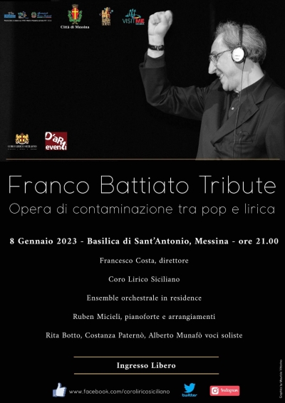 Coro Lirico Siciliano con Franco Costa direttore alla Chiesa di Sant'Antonio Omaggio a Battiato