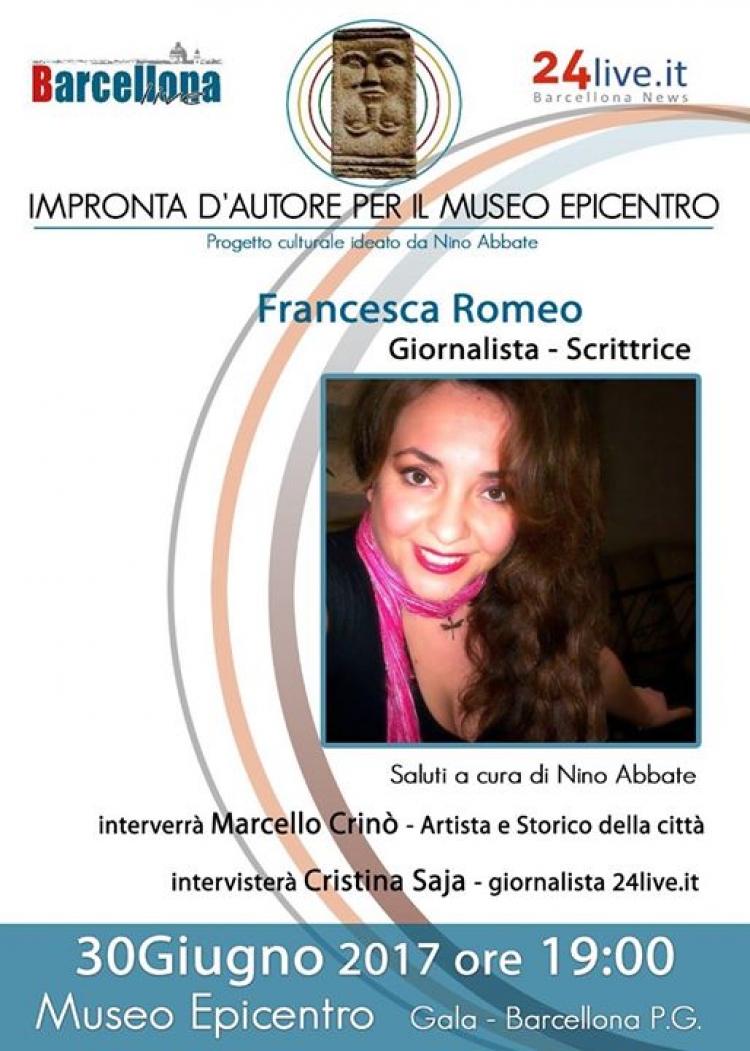 Barcellona Pozzo di Gotto: Francesca Romeo all’Epicentro di Gala per l’Impronta d’Autore