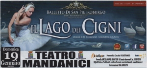 Barcellona Pozzo di Gotto: Il lago dei cigni al Teatro Mandanici con il Balletto di San Pietroburgo