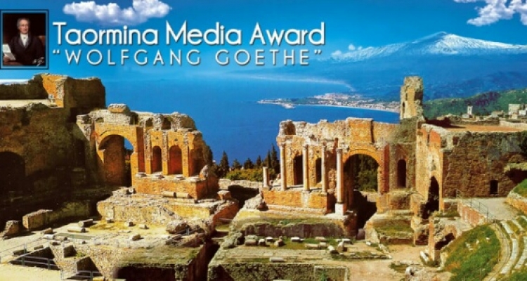 PREMIO GIORNALISTICO  A TAORMINA  - Sgarbi presidente della giuria della quinta edizione del Premio Internazionale di Giornalismo “Taormina Media Award Wolfang Goethe”.