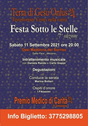 Torna Festa sotto le stelle e il Premio Medico di Carità