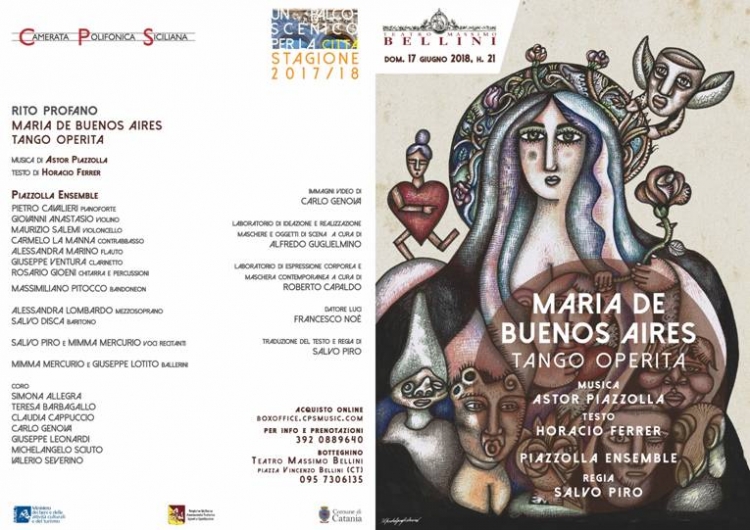DOMENICA 17 GIUGNO ore 21 - Teatro Massimo Bellini  - Catania.  SPETTACOLO QUASI IN SOLDOUT
