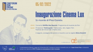 Il Cinema  Lux riapre alla grande con il Cineforum e il ricordo di Pino Corallo