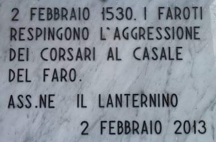 LA BATTAGLIA DELLA CANDELORA - Il 2 Febbraio 1530 corsari saraceni assaltarono il casale di Faro Superiore