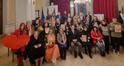 L’Accademia Euromediterranea delle Arti premia sul tema “ Amore…è tutti i giorni” Dedicato a Maria Morgante il Premio di Angela Ristagno per il Volontariato