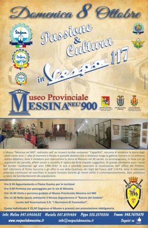 Domenica 8 ottobre Raduno Vespa club Messina presso il Museo del &#039;900
