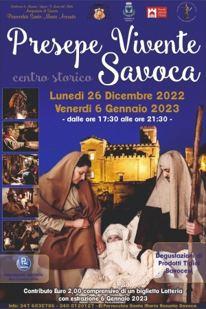 Presepe a Savoca da Maria Teresa Prestigiacomo