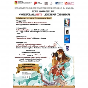 Ricchissimo programma culturale  Alla Biblioteca Regionale Universitaria