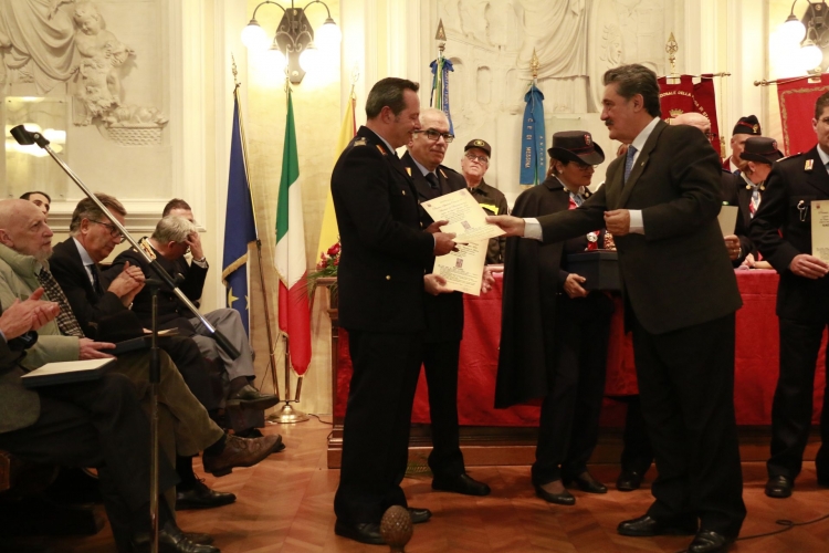 PREMIO ORIONE SPECIALE 2017 - Attestato di Benemerenza conferito alla Sezione Operativa Mobile del Corpo di Polizia  Municipale di Messina diretta dal  Commissario Ispettore Superiore   Gaetano La Mazza