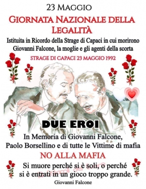 23 MAGGIO - Giornata Nazionale della Legalità