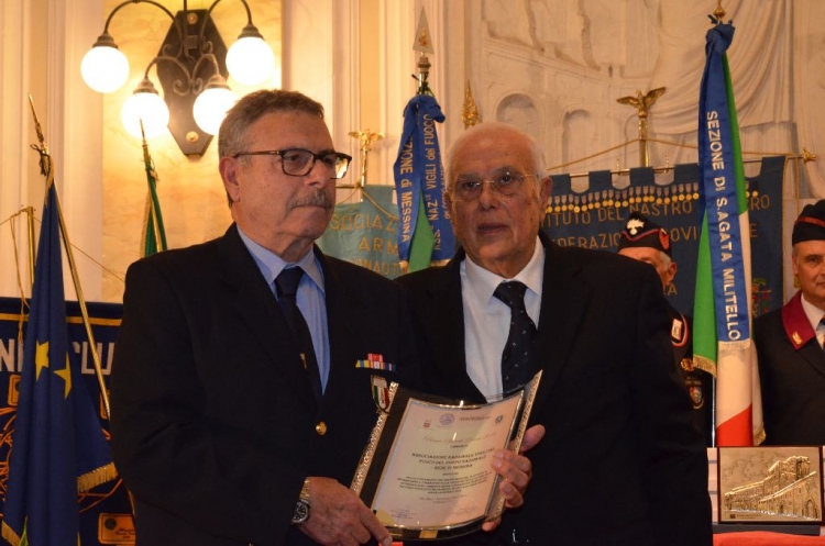 Premio Speciale Orione 2016 -   ASSOCIAZIONE NAZIONALE VIGILI DEL FUOCO DEL CORPO NAZIONALE  – SEDE DI MESSINA