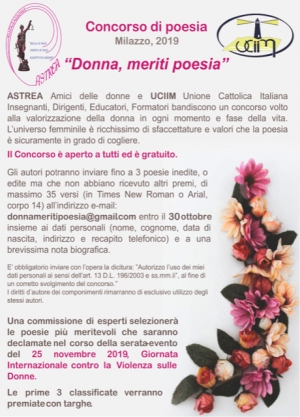 Concorso di poesia.